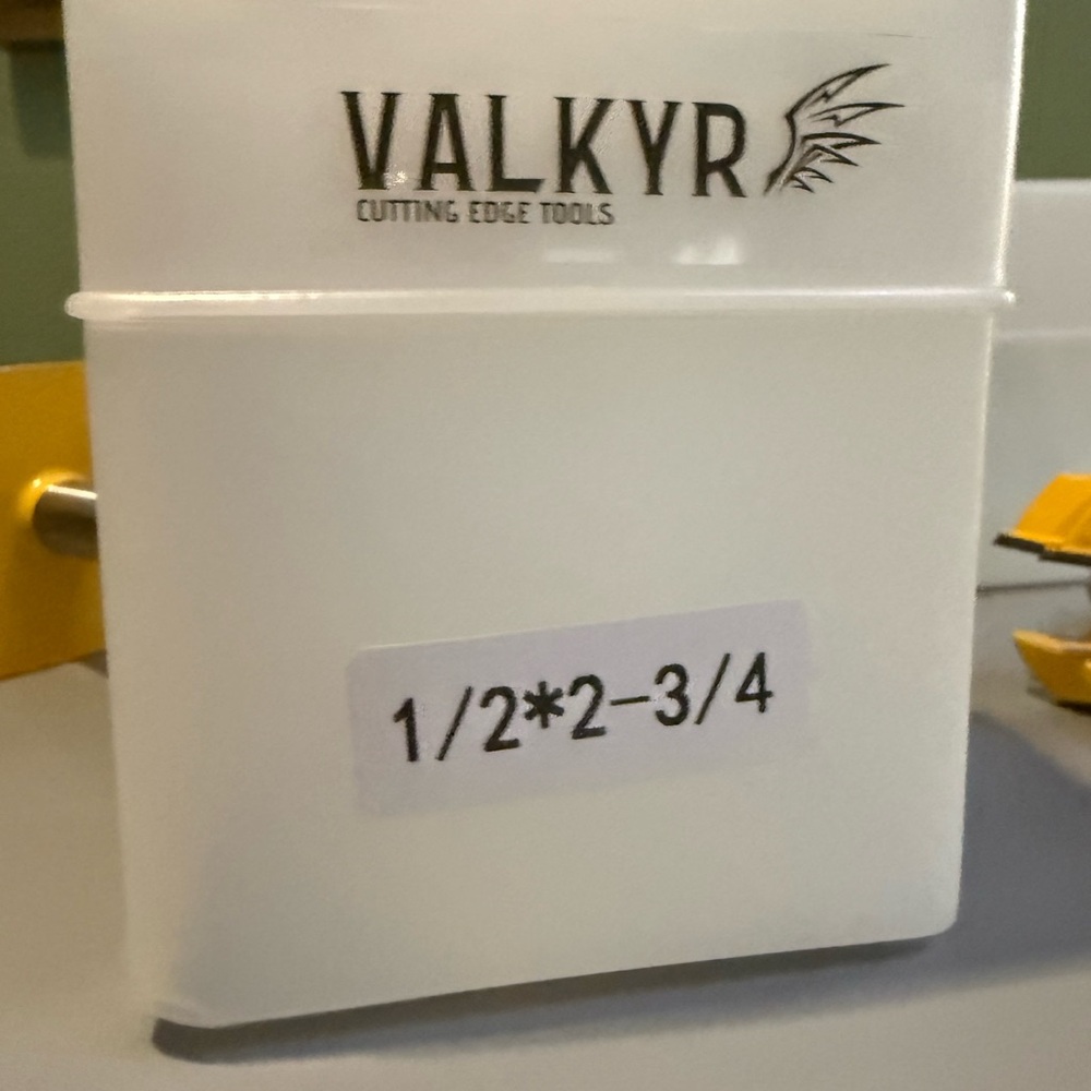 VALKYR Yellow Router Bit Set - 3-Piece Profile Cutter Set - Picture 16 of 16